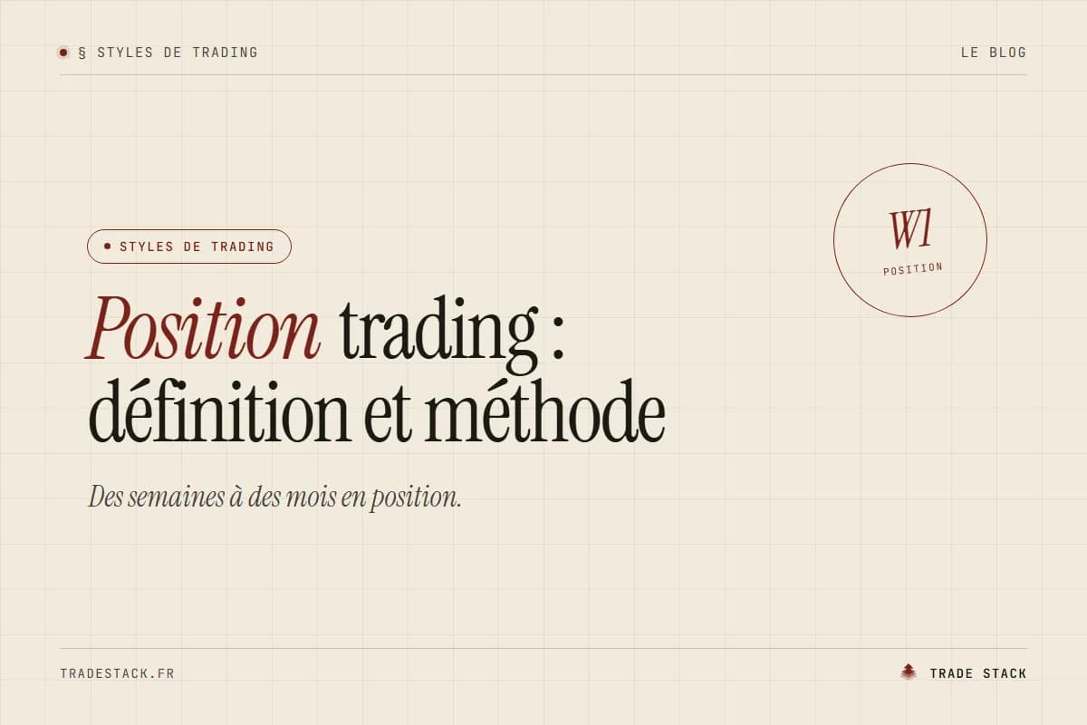 Position trading : définition et méthode