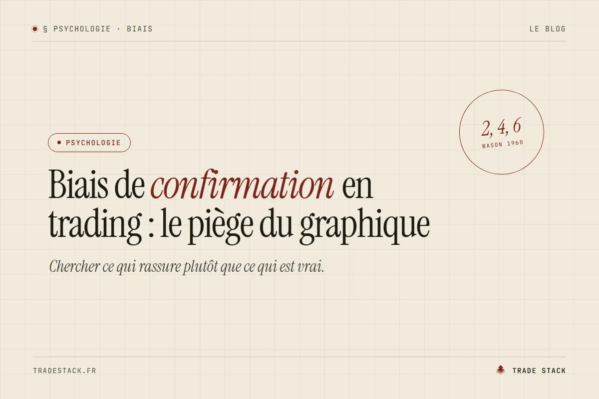 Biais de confirmation en trading : le piège du graphique