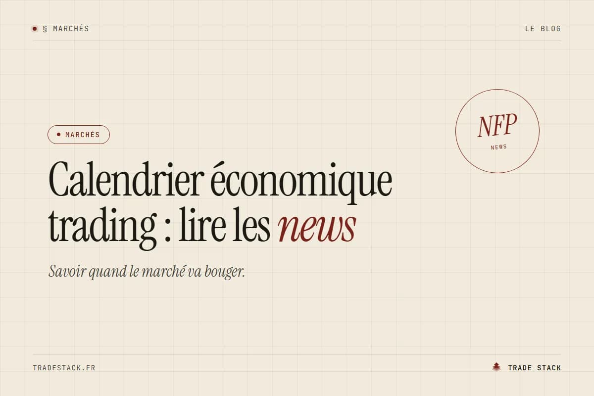 Calendrier économique trading : lire les news | TradeStack