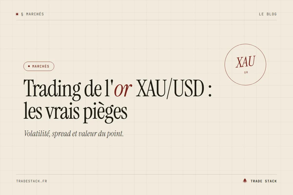 Trading de l'or XAU/USD : les vrais pièges
