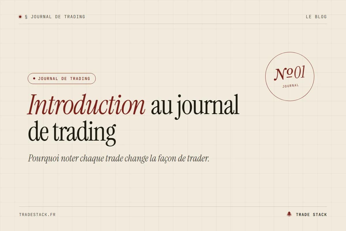 Introduction au journal de trading