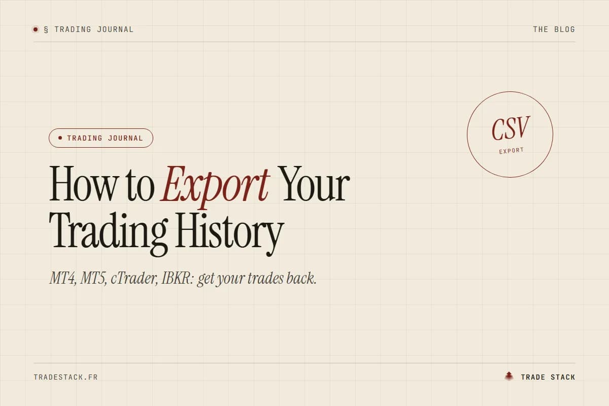 How to Export Your Trading History