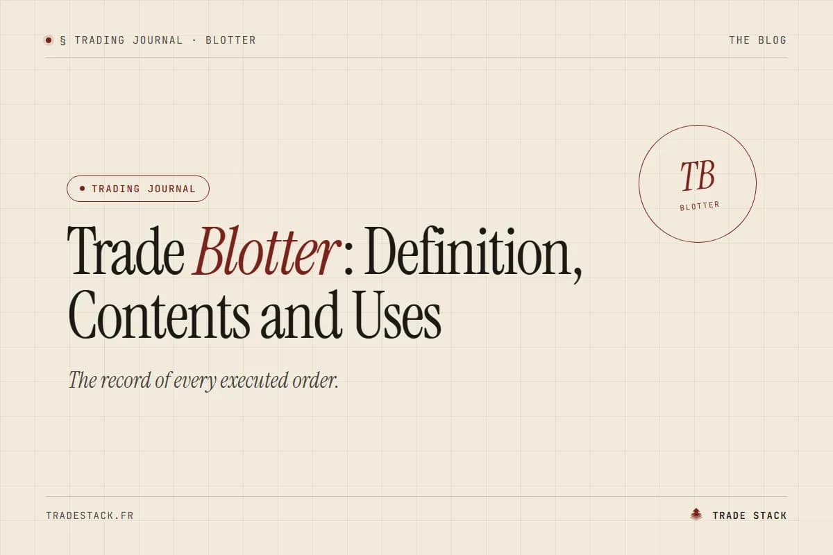 Trade Blotter: Definition, Contents and Uses | TradeStack