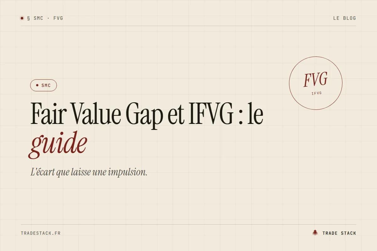 Fair Value Gap et IFVG : le guide. L'écart que laisse une impulsion.