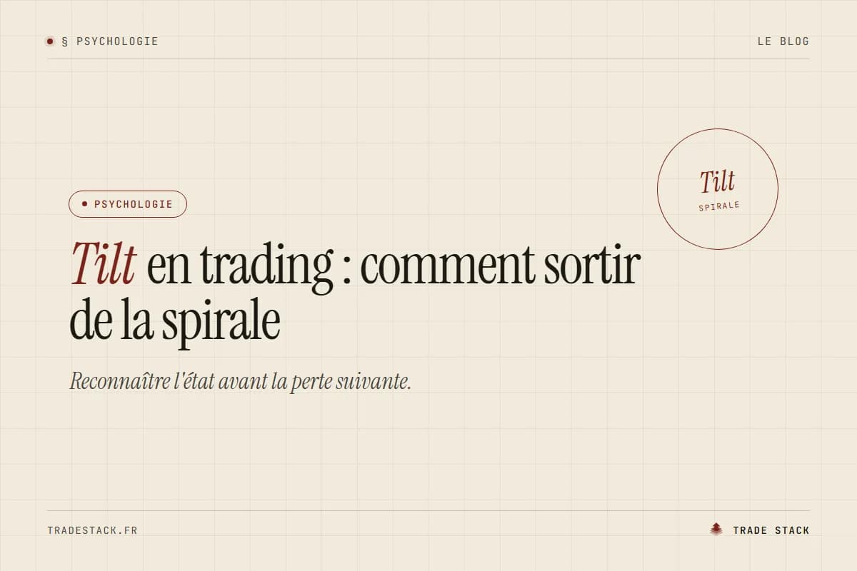 Tilt en trading : comment sortir de la spirale | TradeStack