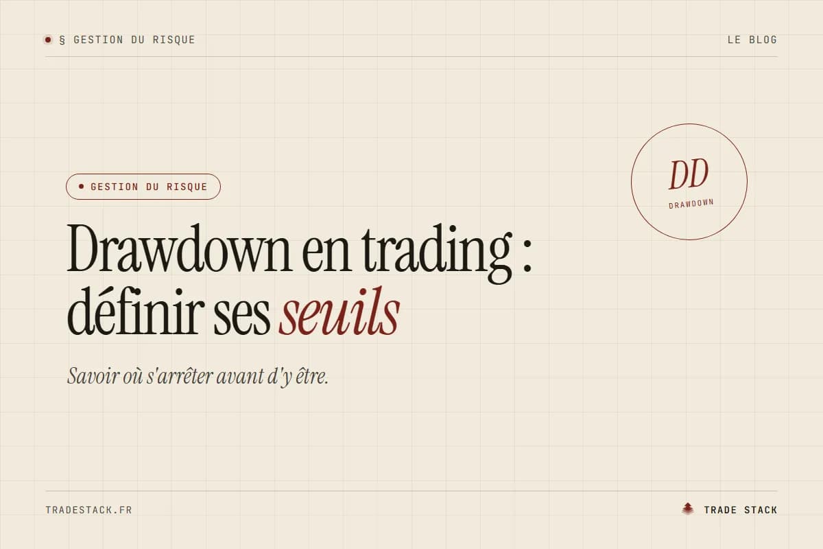 Drawdown en trading : définir ses seuils