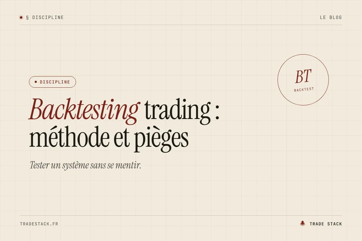 Backtesting trading : méthode et pièges