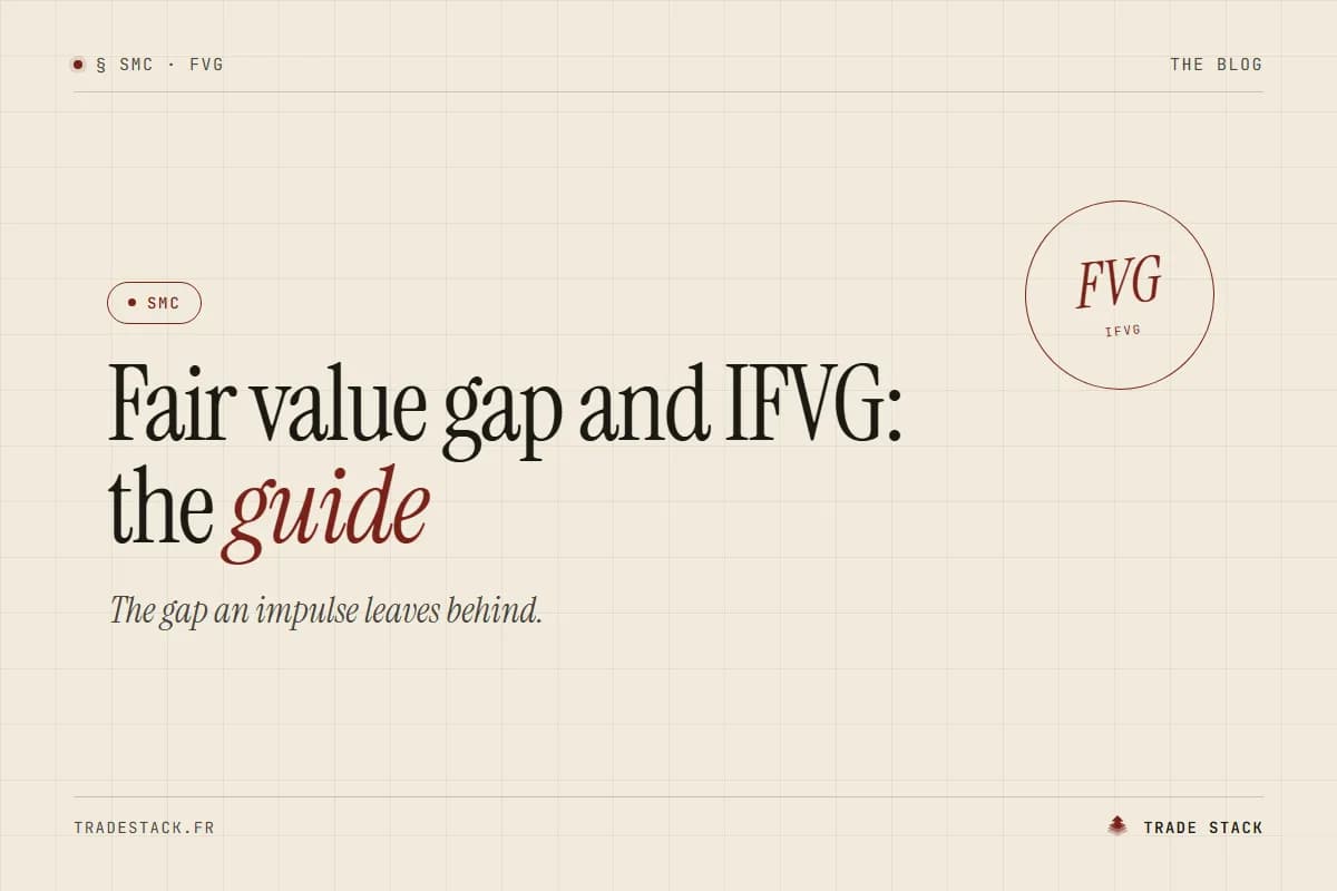Fair value gap and IFVG: the guide. The gap an impulse leaves behind.