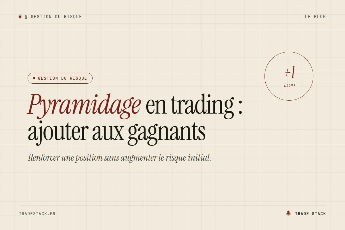 Pyramidage en trading : ajouter aux gagnants | TradeStack