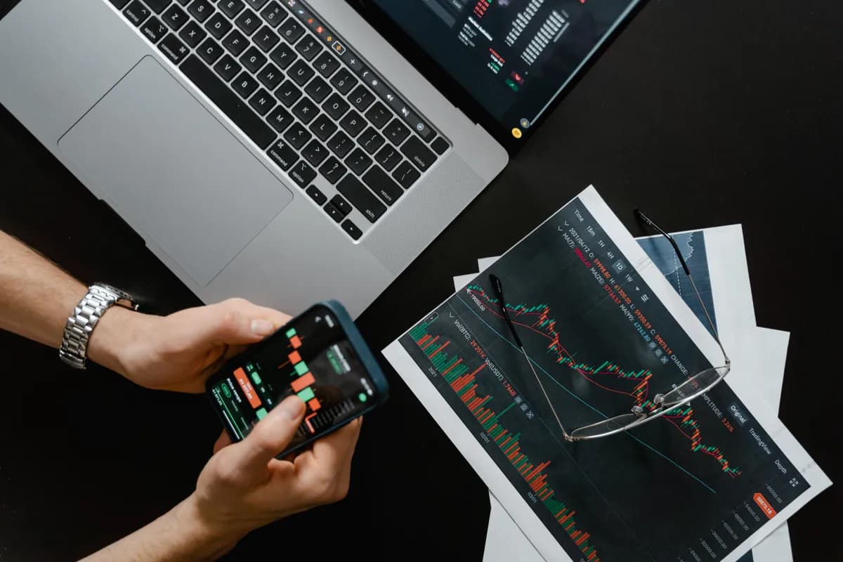 interface de passage d'ordres montrant les différents types d'ordres en trading