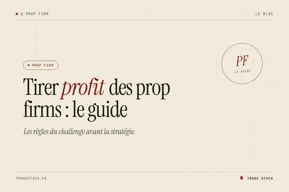 Tirer profit des prop firms : le guide | TradeStack